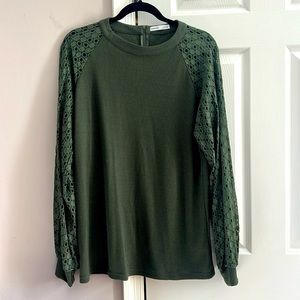 Women’s green top